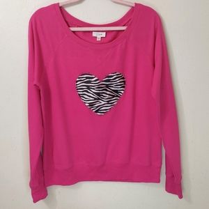 Grane Sweatshirt Pink Glo Size Large